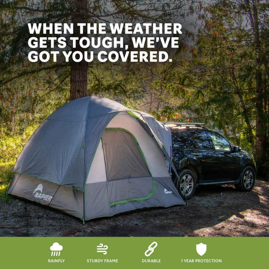 Napier Backroadz SUV Tent – Universal Fit for Ford Explorer, Chevy Tahoe, Jeep Grand Cherokee, Toyota 4Runner & More