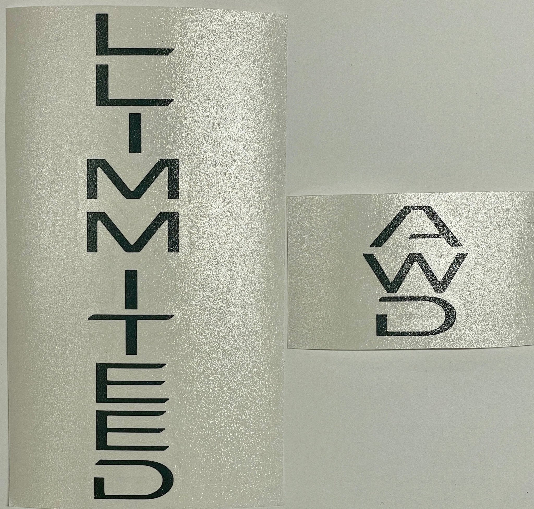 Premium Cast Vinyl Decal Letter Inlays for 2024-2025 Grand Highlander Limited Emblem