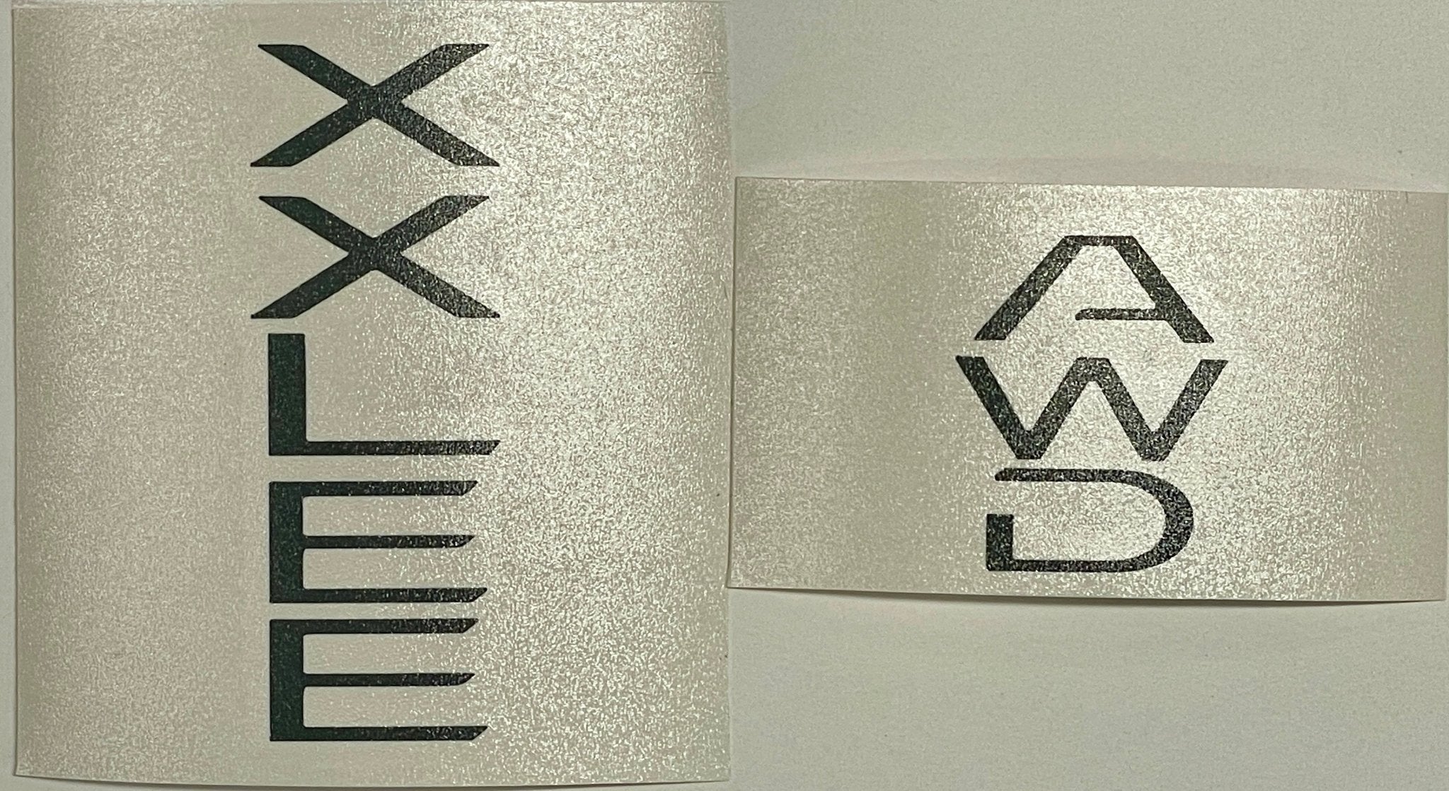 Premium Cast Vinyl Decal Letter Inlays for 2024-2025 Grand Highlander XLE Emblem