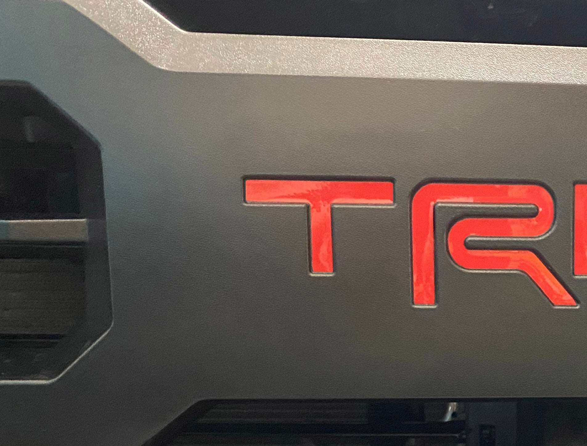 Premium Cast Vinyl Decal Letter Inserts for 2022-2025 Tundra TRD Grille