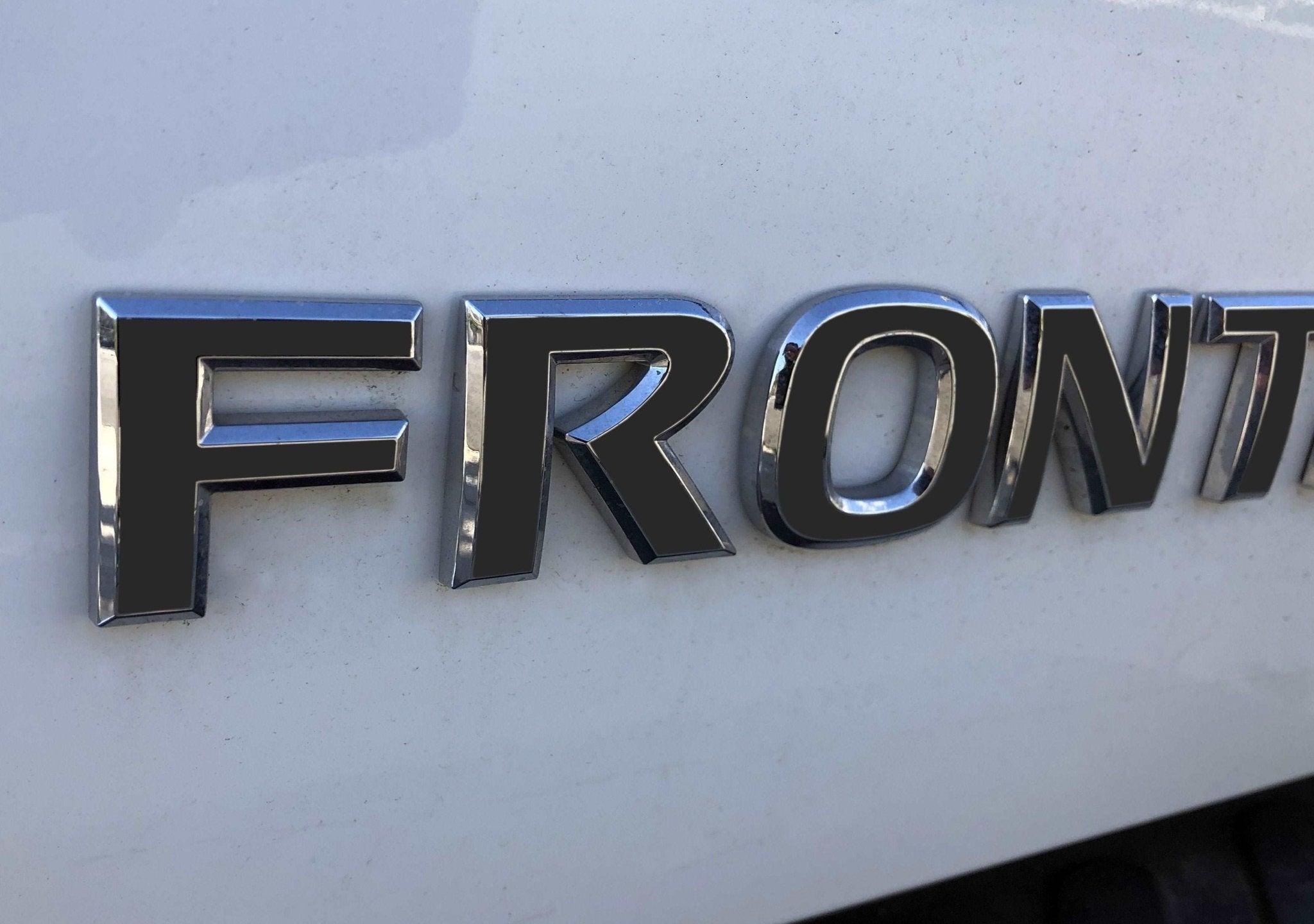Premium Cast Vinyl Decal Letter Inlays for 2005-2021 Frontier Tailgate Emblems