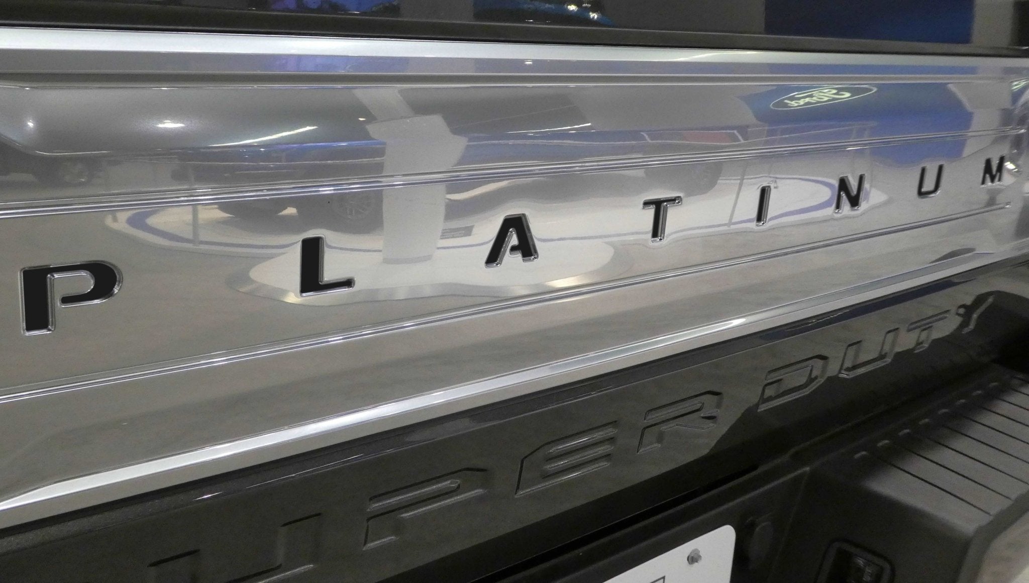 Premium Cast Vinyl Decal Letter Inserts for 2017-2025 F-250/F-350 PLATINUM Tailgate