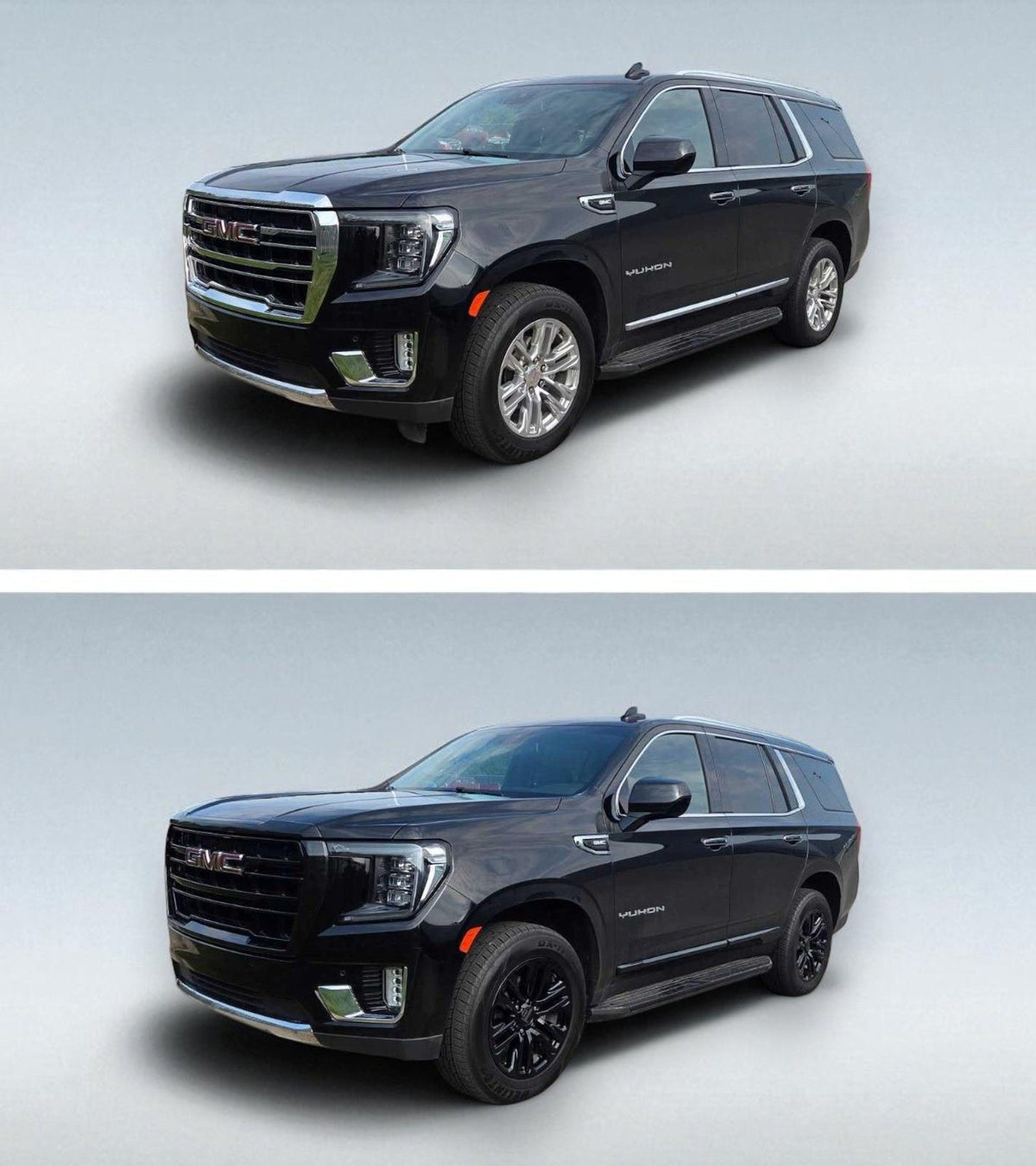 Trim Illusion SM6112BLK gloss black door molding set for 2021-2024 GMC Yukon - image 6