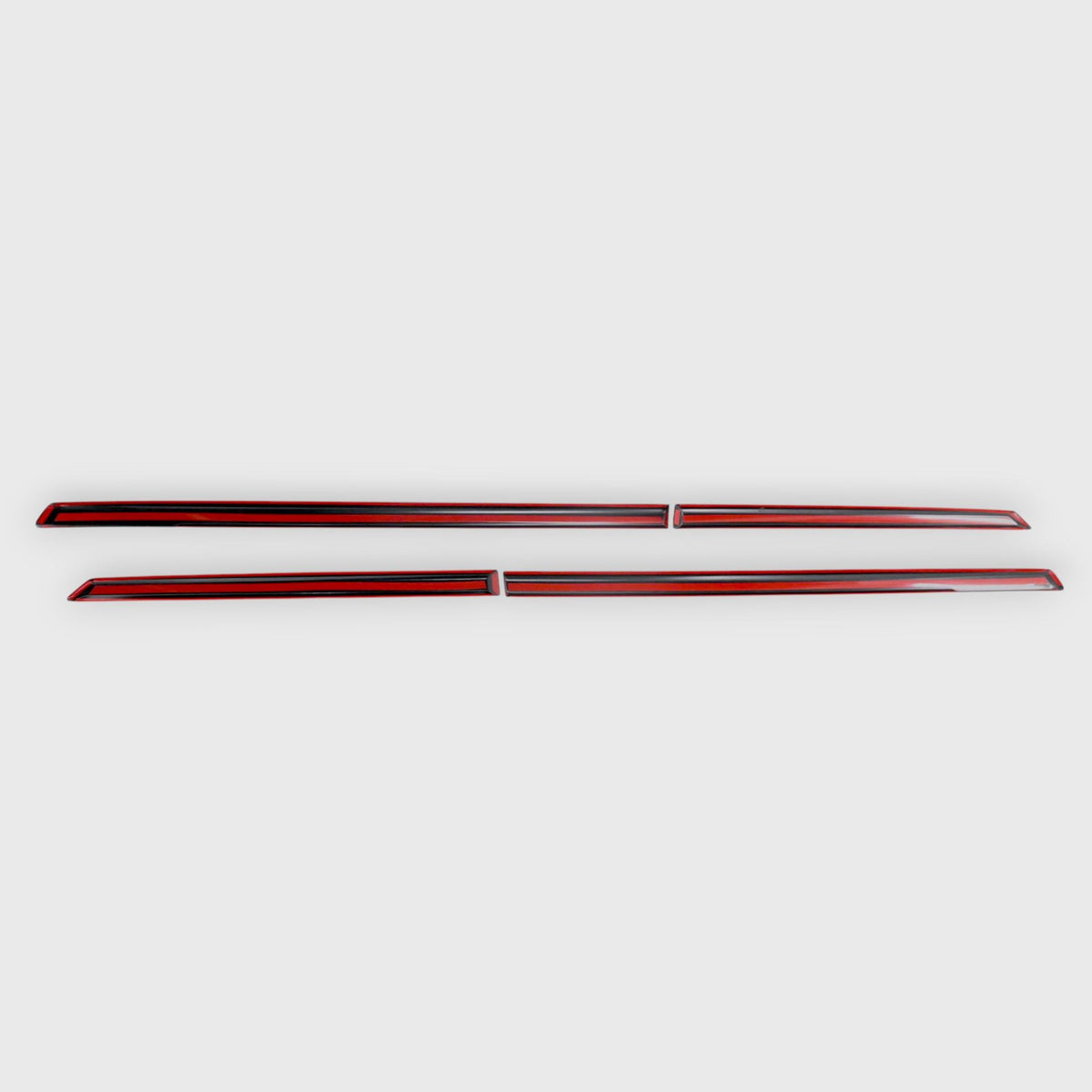 Trim Illusion SM6112BLK gloss black door molding set for 2021-2024 GMC Yukon - image 4