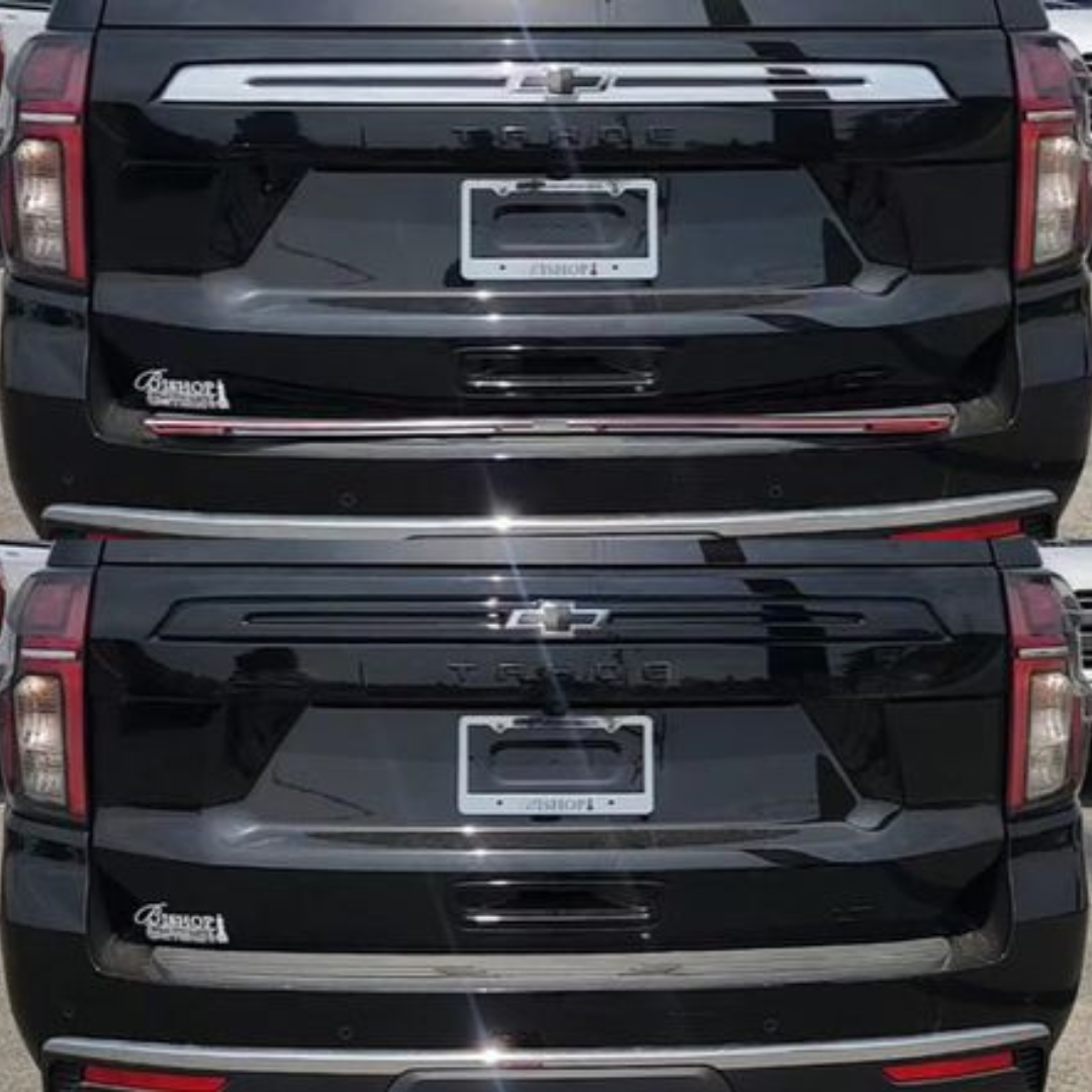 2021-2024 Chevrolet Suburban/Tahoe 1 PC Gloss Black Tailgate Molding