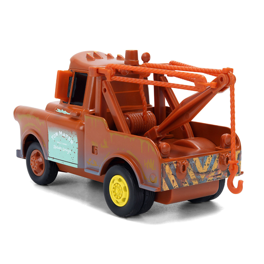 "Tow Mater" Tow Truck Brown (Rusted) "Cars" (2006) Movie "Hollywood Rides" Series 1/32 Diecast Model Car