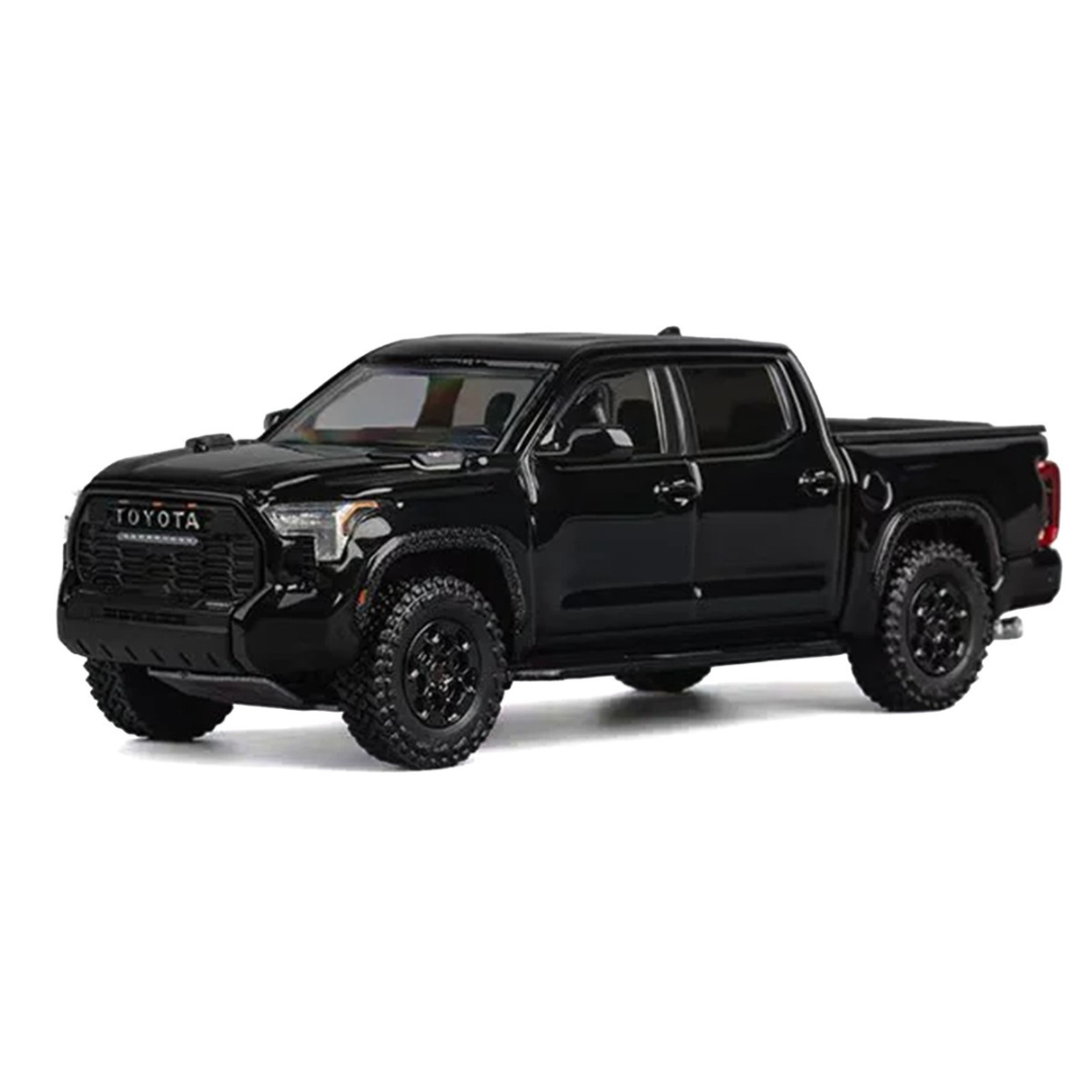 Toyota Tundra Pickup Truck Black 1/64 Diecast Model Car