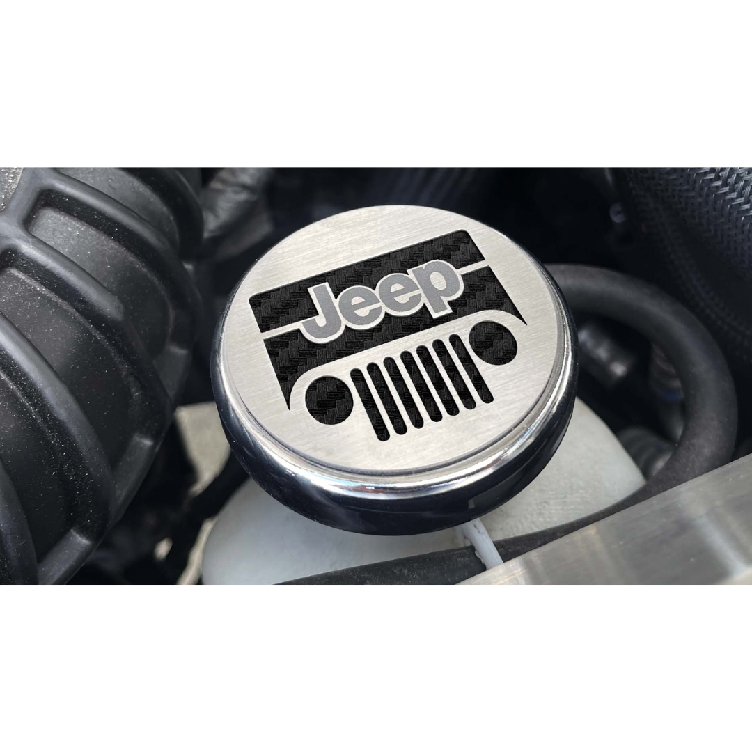 2007-2018 Jeep Wrangler JK - Jeep Logo Cap Set 5pc