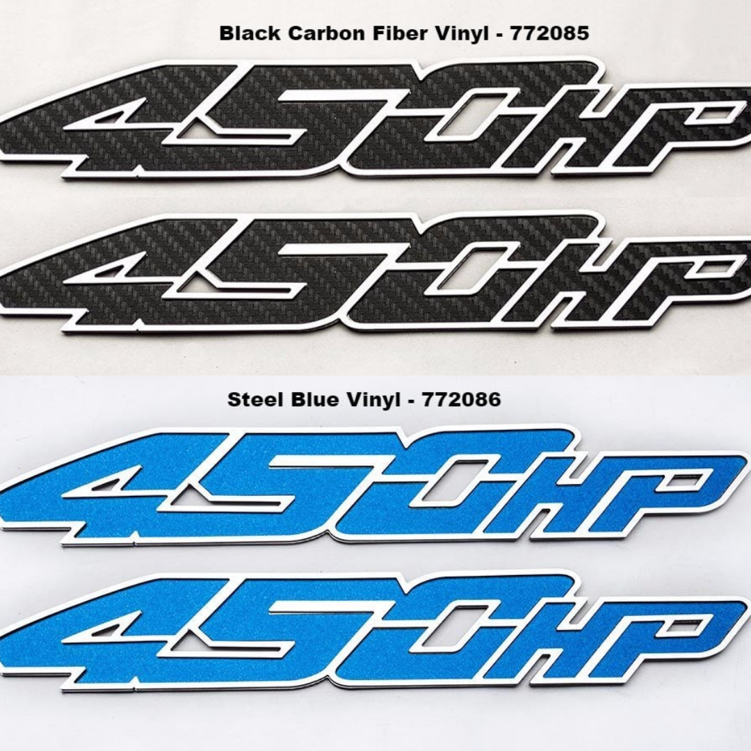 2017-2018 Ford Raptor - 450 Horsepower Custom Emblems 2Pc | 3 Style Options
