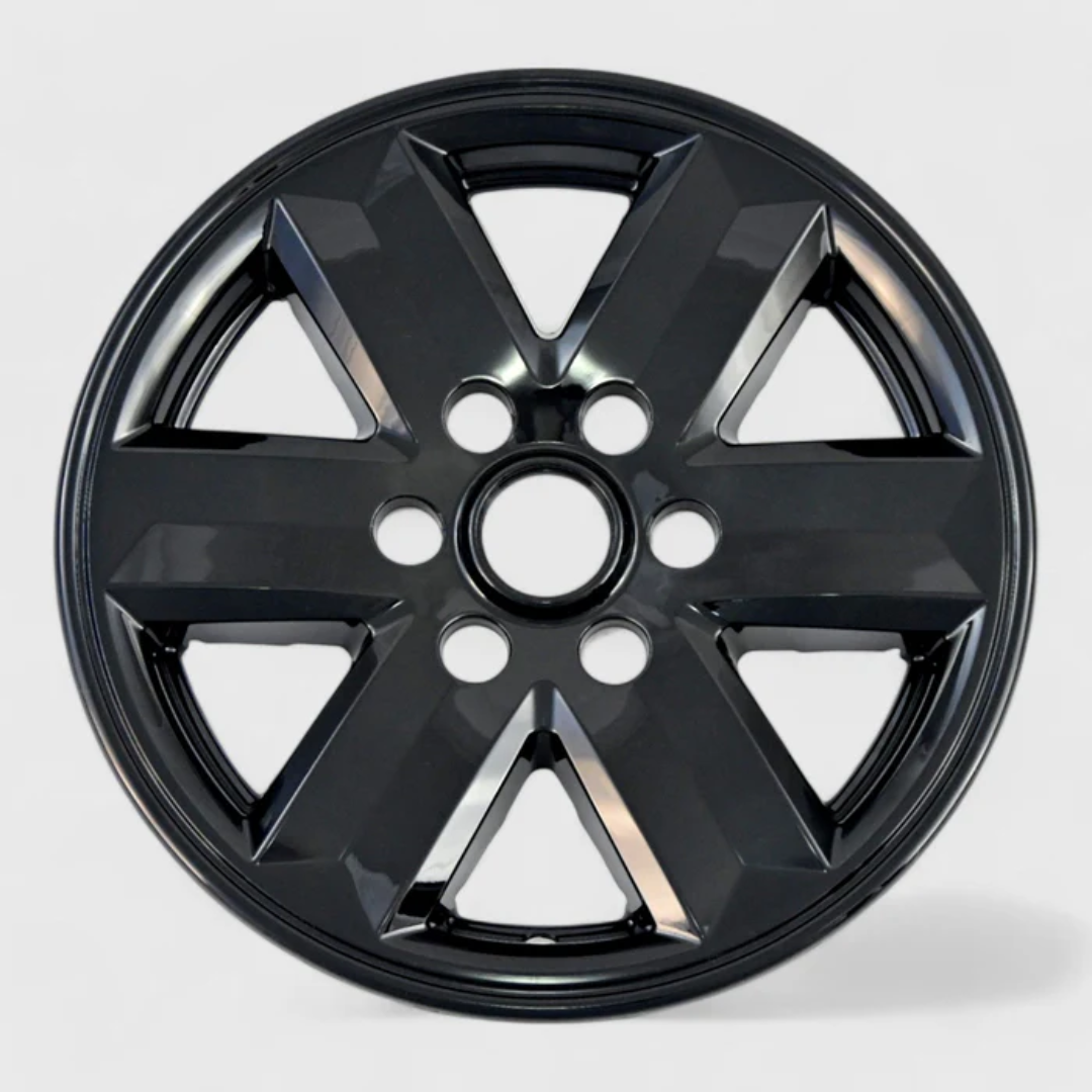 2021-24 Ford F-150 8 PCS Gloss Black Snap-on Wheel Skin Set