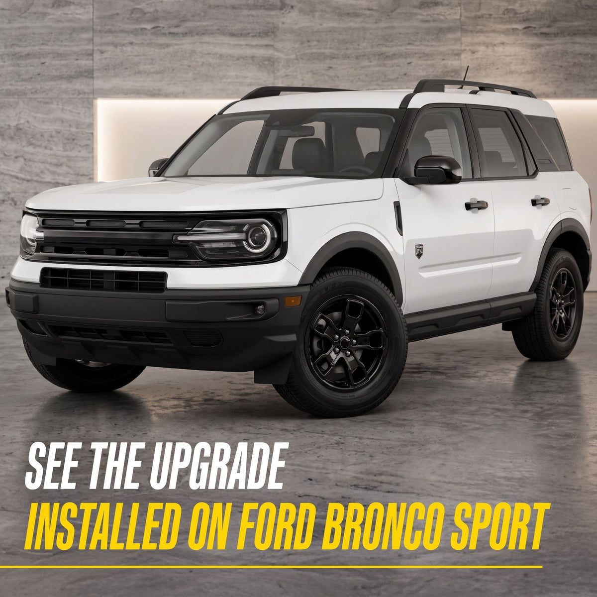 Trim Illusion WSK740-17BLK gloss black wheel skin set for 2021-2024 Ford Bronco Sport - image 11