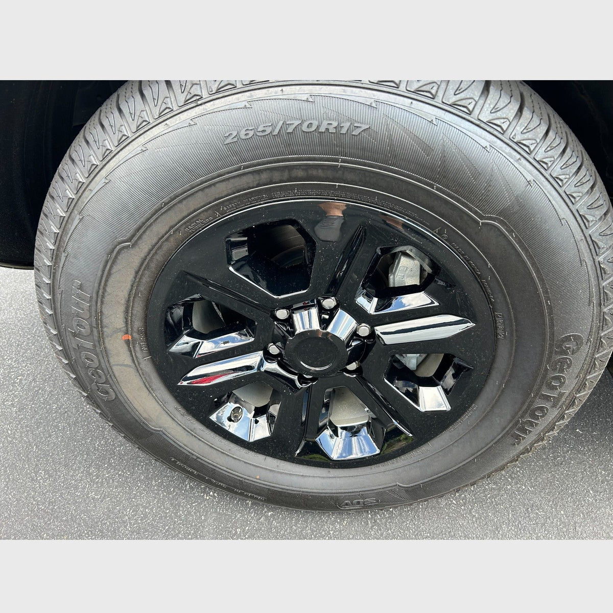 Trim Illusion WSK741-17BLK gloss black wheel skin set for 2014-2024 Toyota 4Runner - image 6