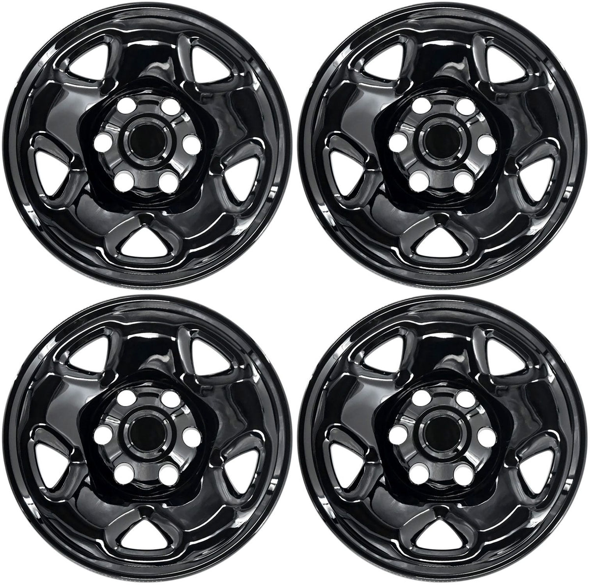 Trim Illusion WSK744-16BLK gloss black wheel skin set for 2006-2023 Toyota Tacoma - image 2