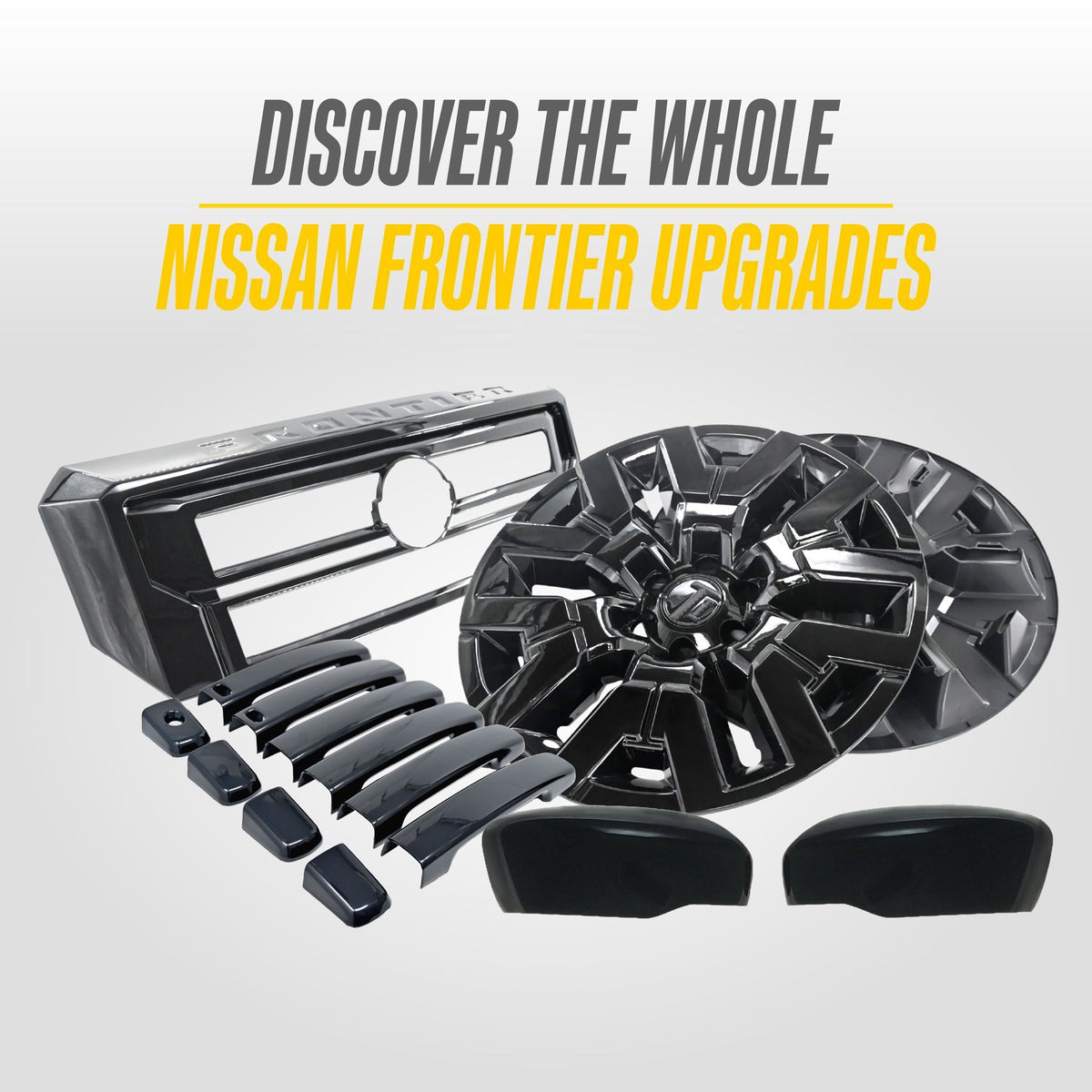 Trim Illusion WSK750-17BLK gloss black wheel skin set for 2022-2024 Nissan Frontier - image 8