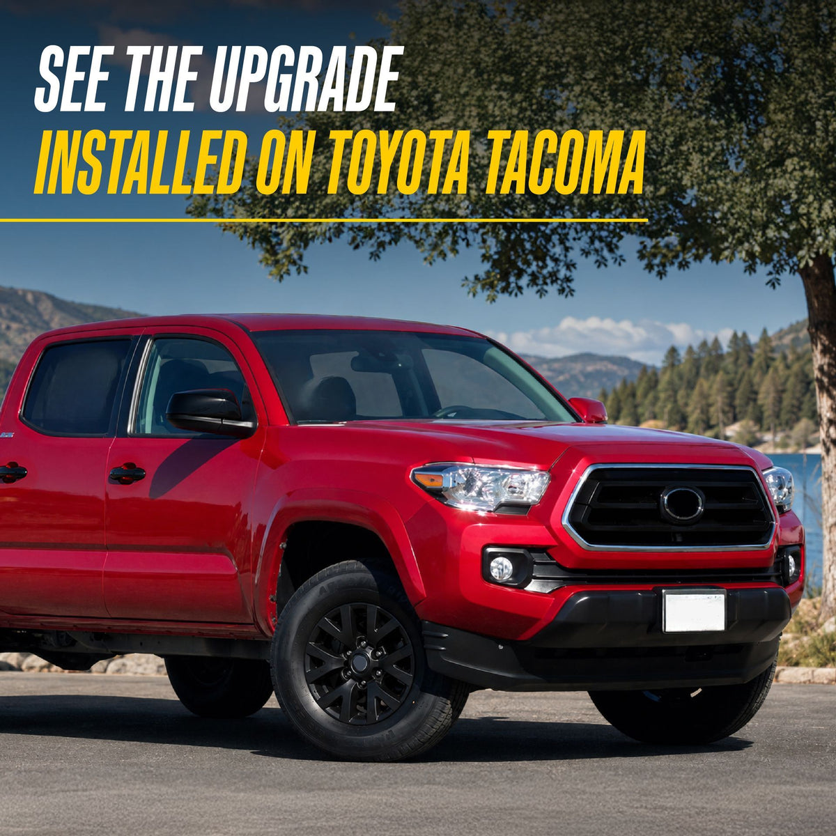 Trim Illusion WSK756-16BLK gloss black wheel skin set for 2016-2023 Toyota Tacoma - image 12