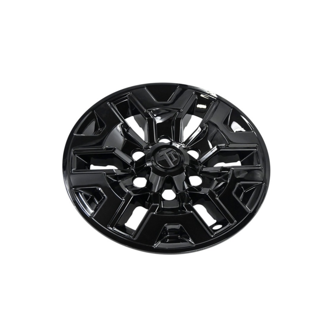 2016-23 Toyota Tacoma 8 PCS Gloss Black Snap-on Wheel Skin Set