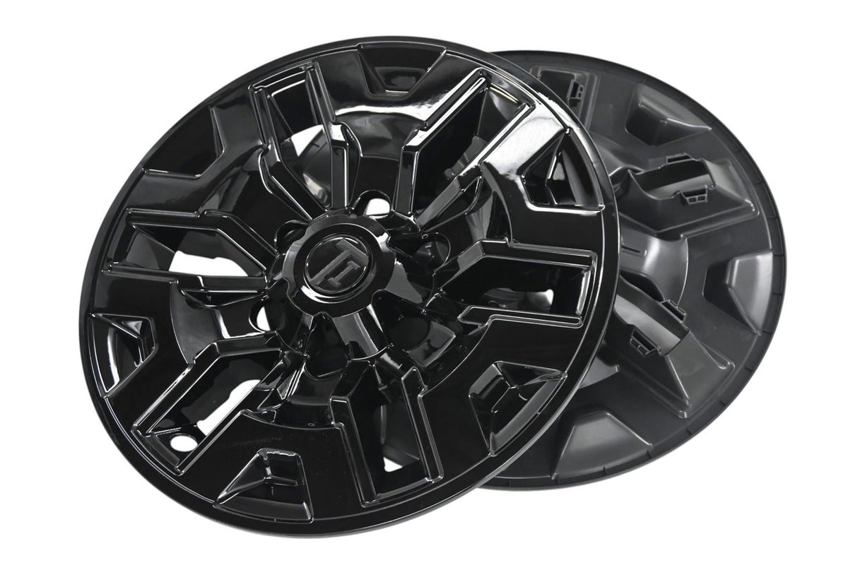 Trim Illusion WSK761-16BLK gloss black wheel skin set for 2016-2023 Toyota Tacoma - image 1