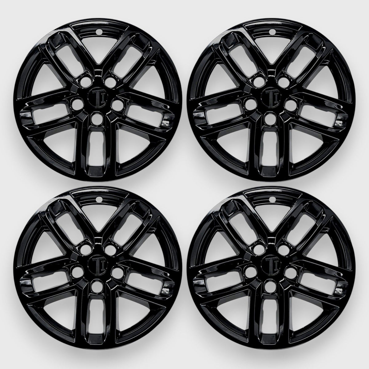 Trim Illusion WSK845-18BLK gloss black wheel skin set for 2022-2026 Jeep Grand Cherokee L and Grand Cherokee - image 2