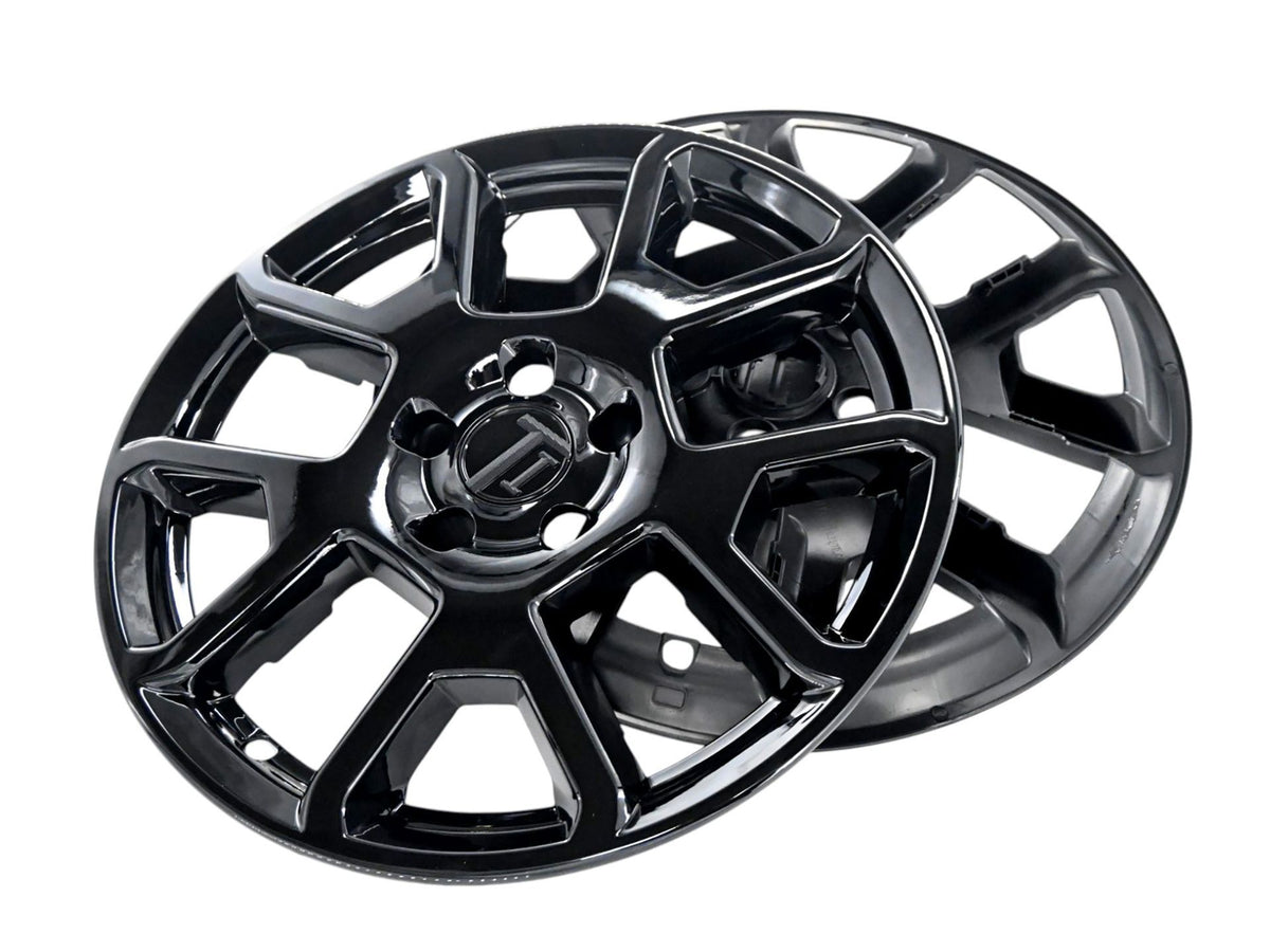 Trim Illusion WSK875-17BLK gloss black wheel skin set for 2019-2024 Jeep Renegade - image 1