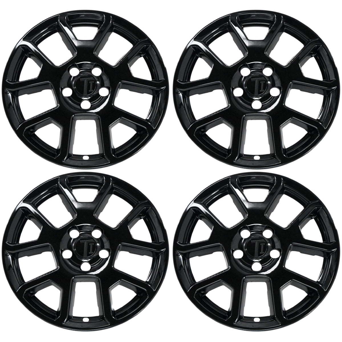 Trim Illusion WSK875-17BLK gloss black wheel skin set for 2019-2024 Jeep Renegade - image 14