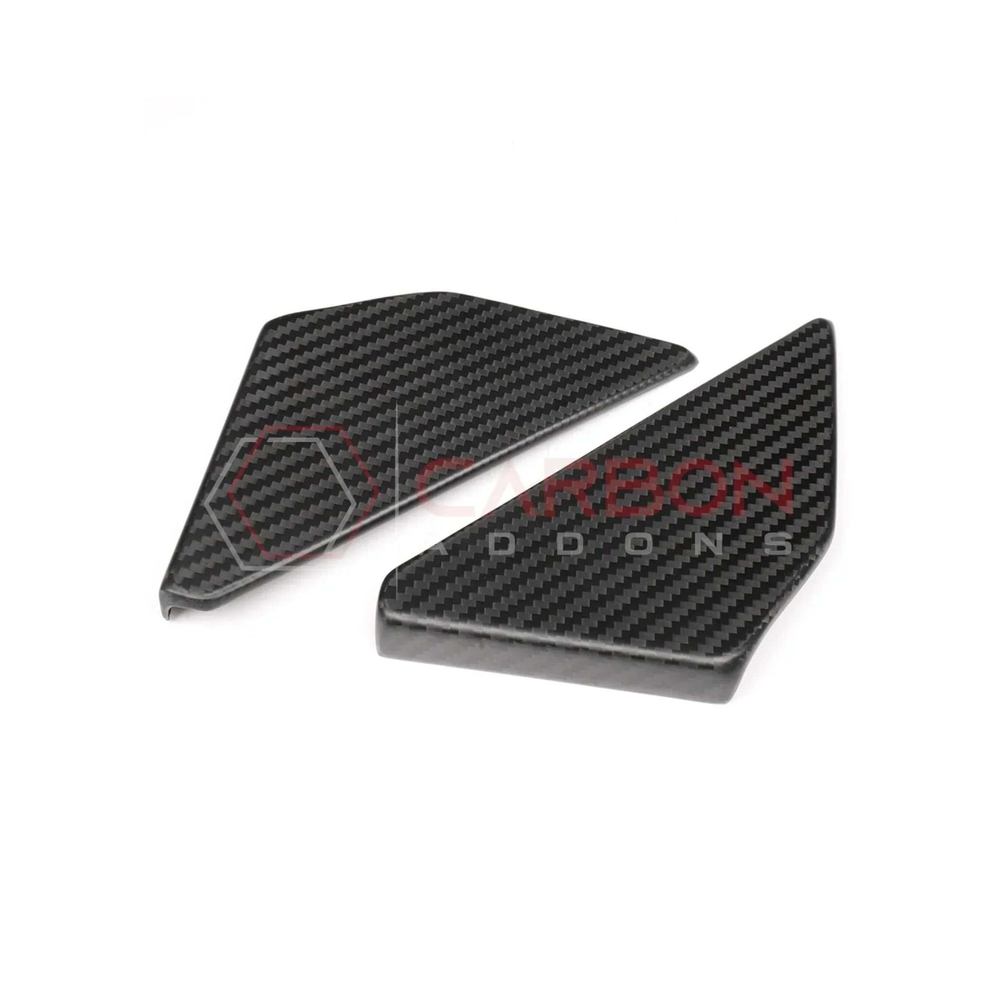 Real Carbon Fiber Rear Door Window Triangle Trim Covers For 2021–2025 Ford Bronco