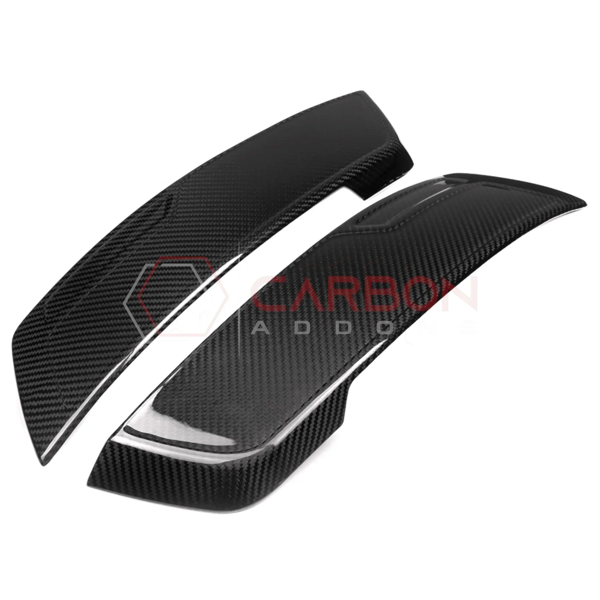 Real Carbon Fiber Rear Wheel Fender Flare Trim Insert For 2021–2024 Ford Bronco Raptor