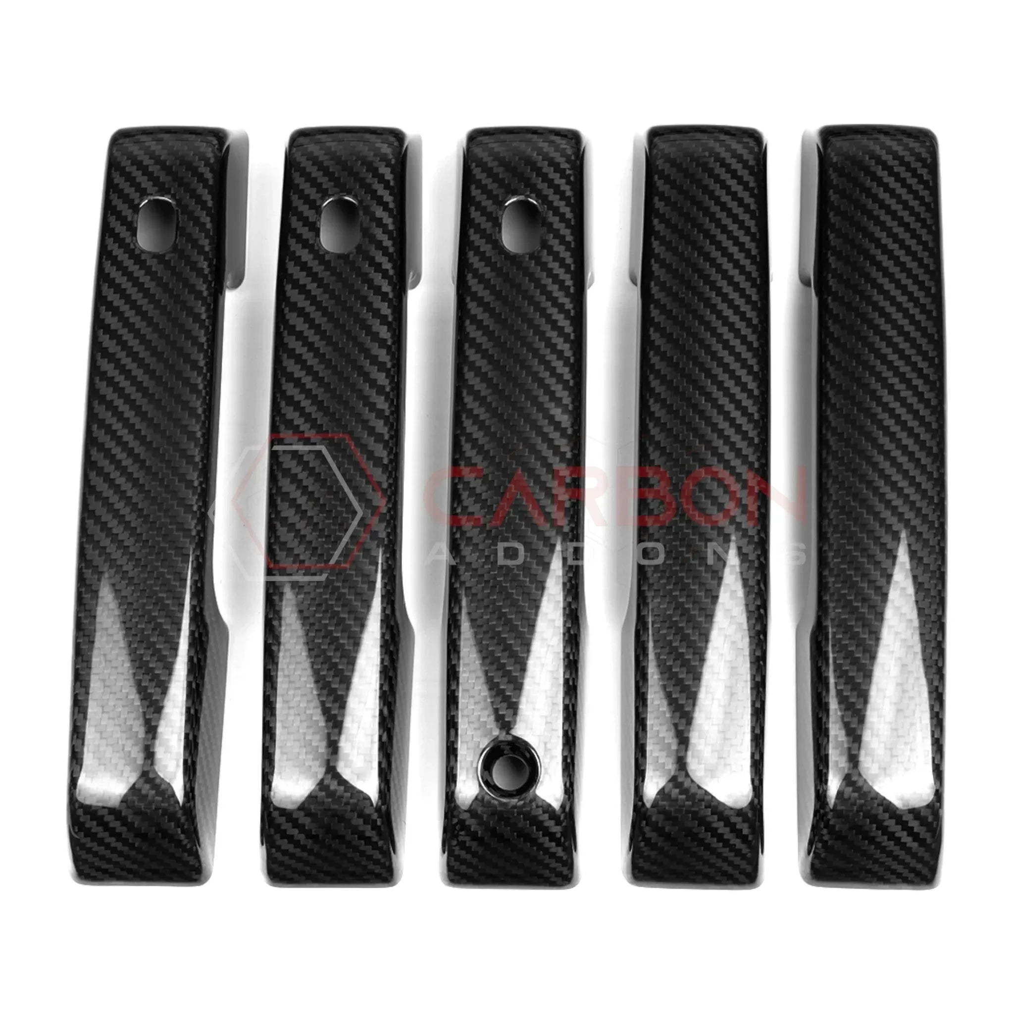 Real Carbon Fiber Exterior Door Handle Covers For 2021+ Ford Bronco