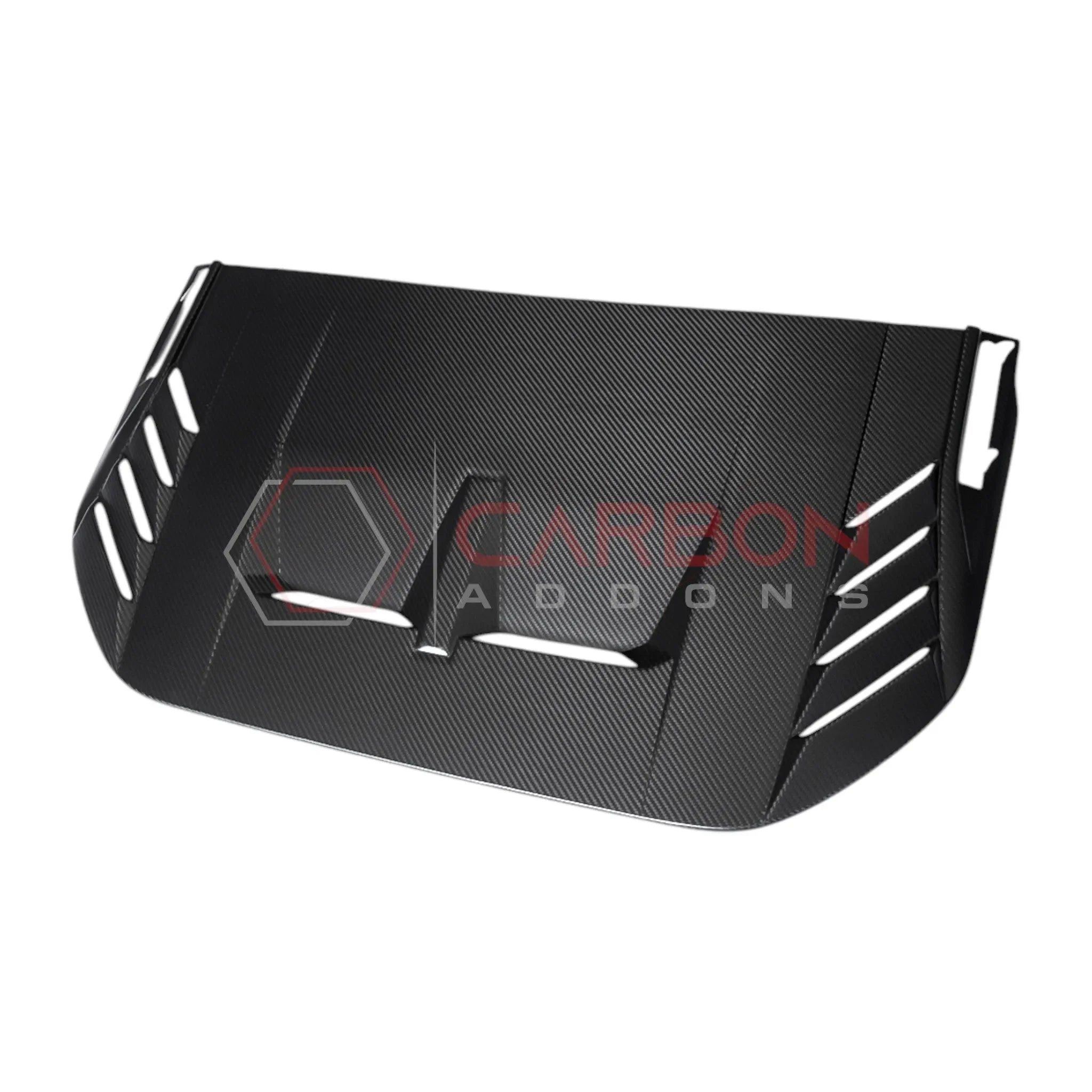 Real Carbon Fiber Hood Vent Trim Cover For 2021+ Bronco Raptor