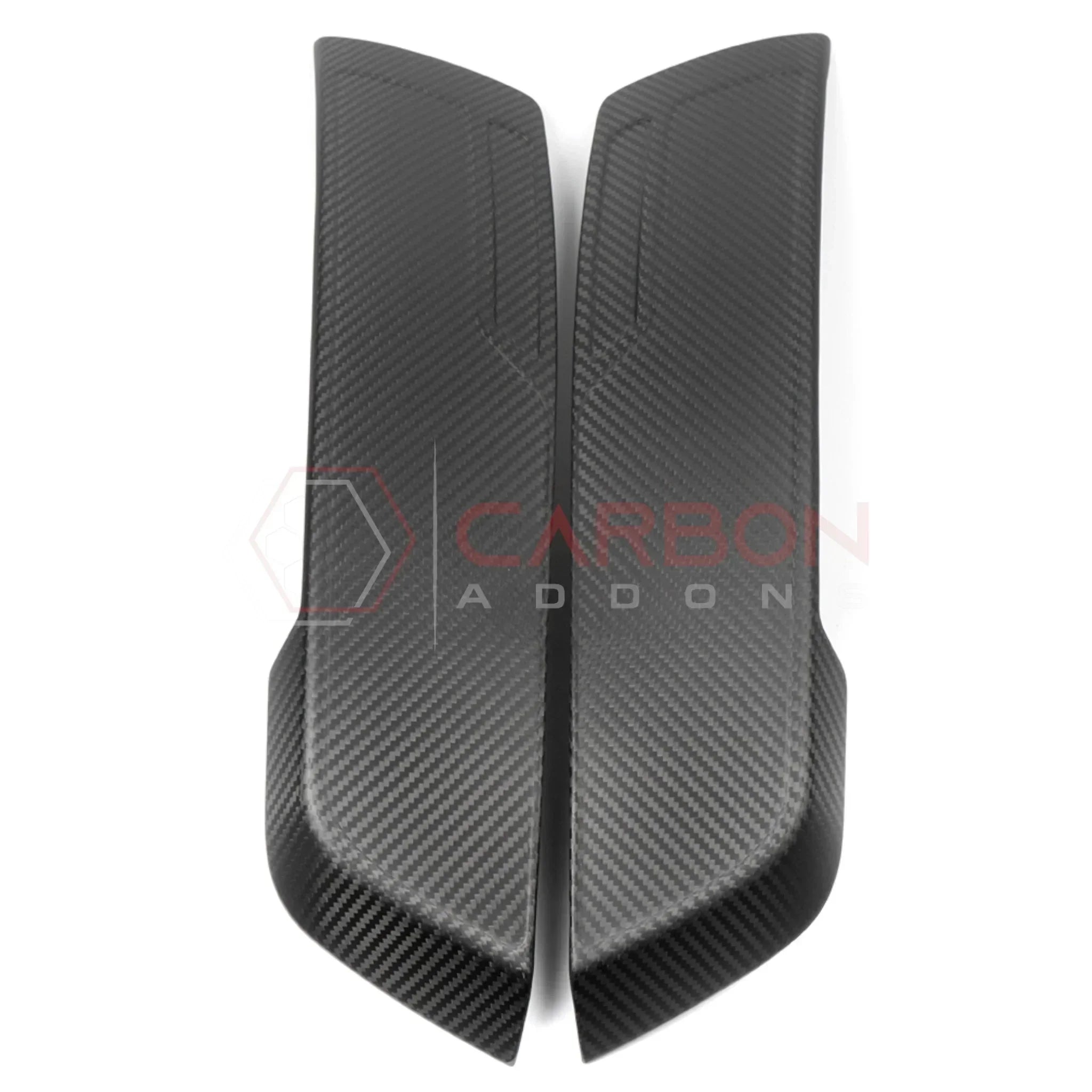 Real Carbon Fiber Rear Wheel Fender Flare Trim Insert For 2021–2024 Ford Bronco Raptor