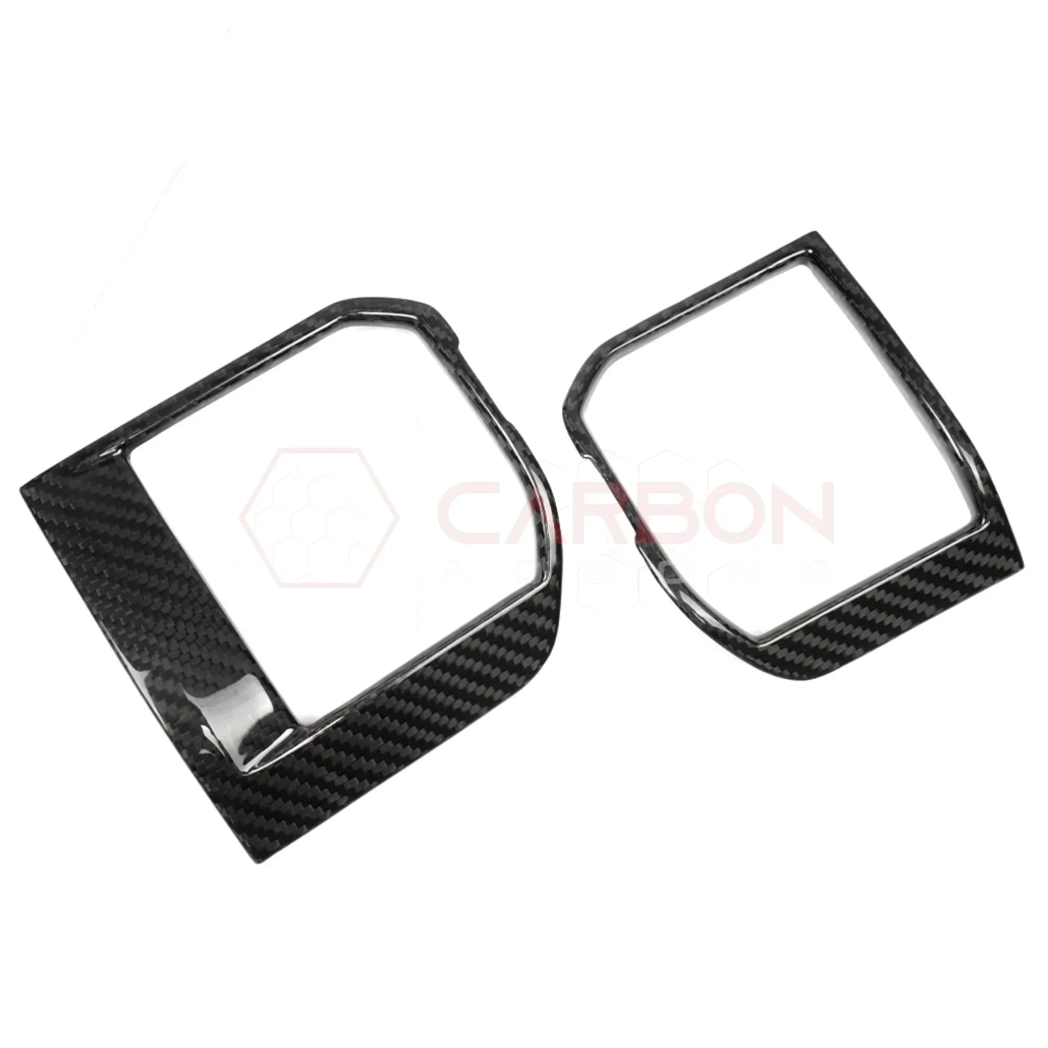 Real Carbon Fiber Dashboard A/C Vent Trim Covers for 2021+ Ford F-150