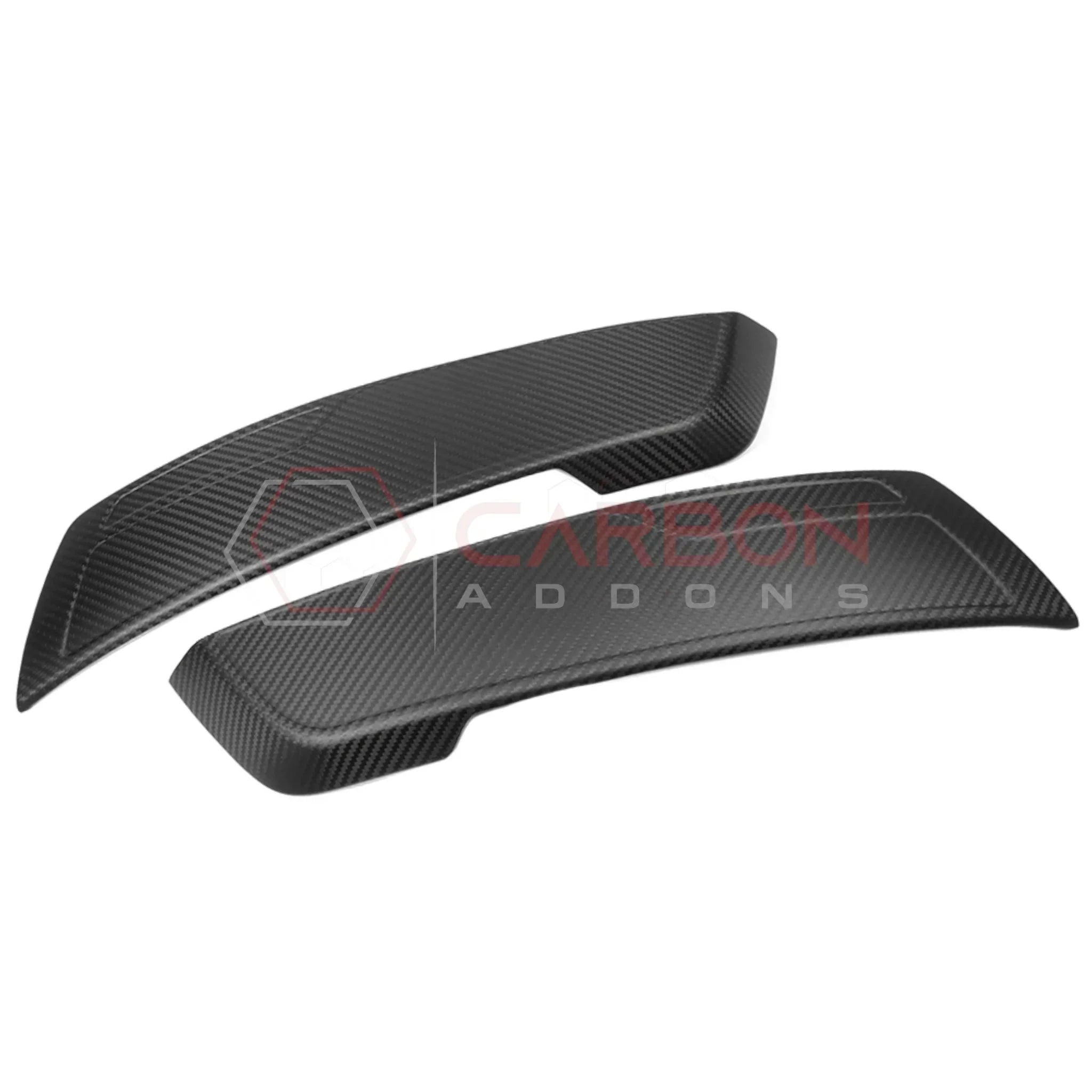 Real Carbon Fiber Rear Wheel Fender Flare Trim Insert For 2021–2024 Ford Bronco Raptor