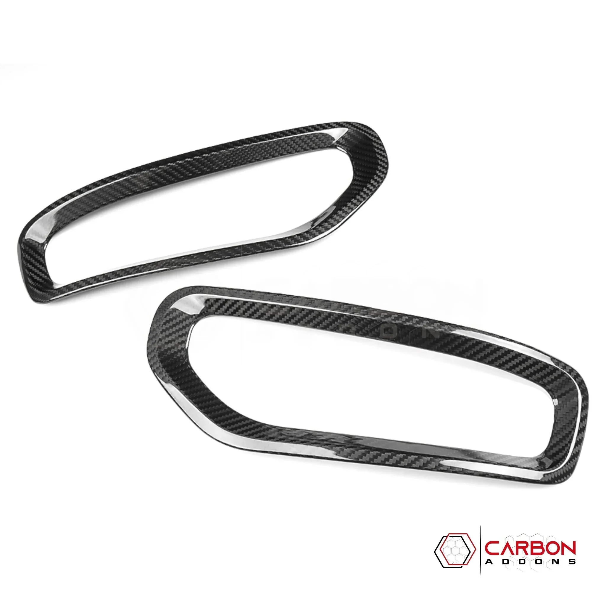 2019+ Ram TRX Carbon Fiber Fog Light Frame Covers