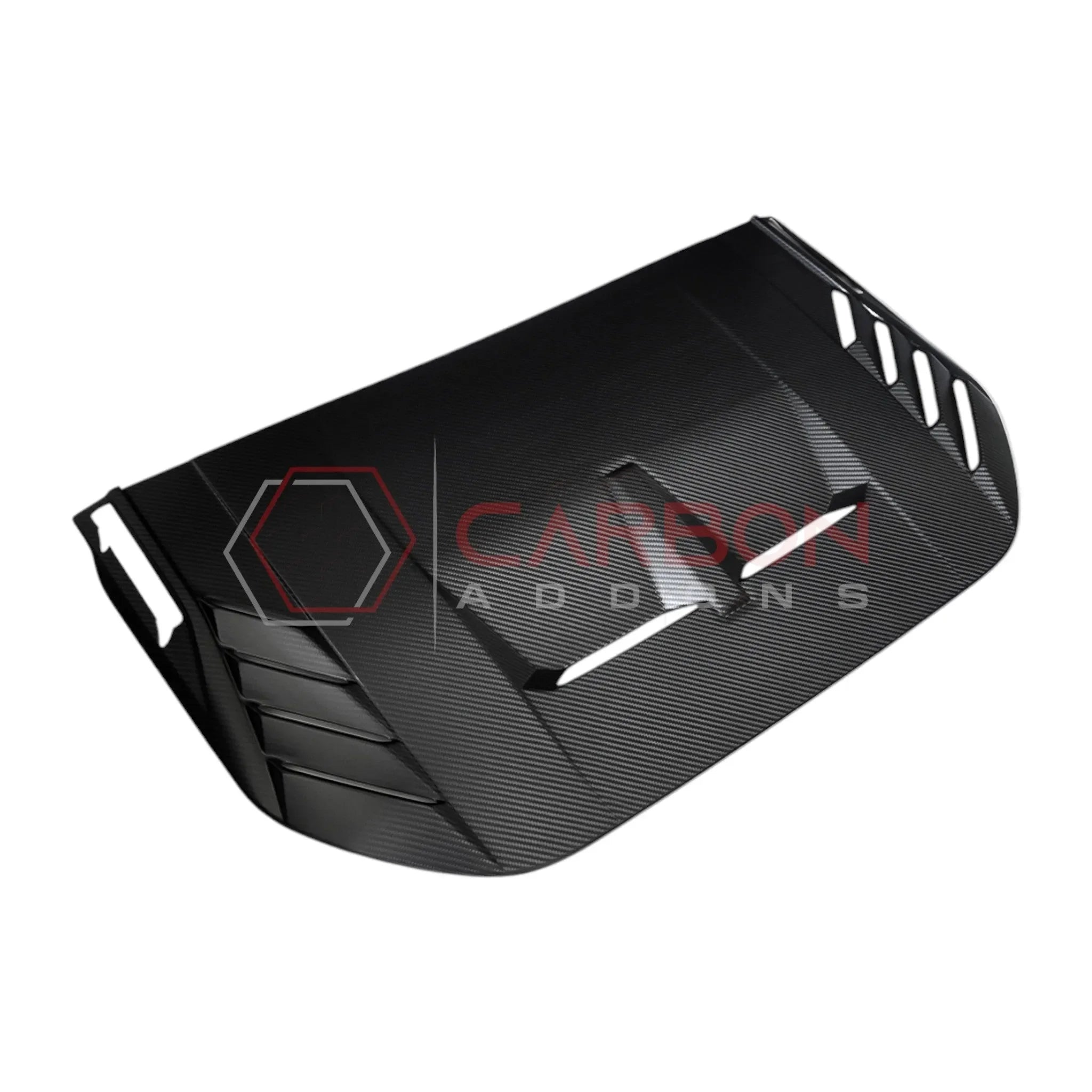 Real Carbon Fiber Hood Vent Trim Cover For 2021+ Bronco Raptor