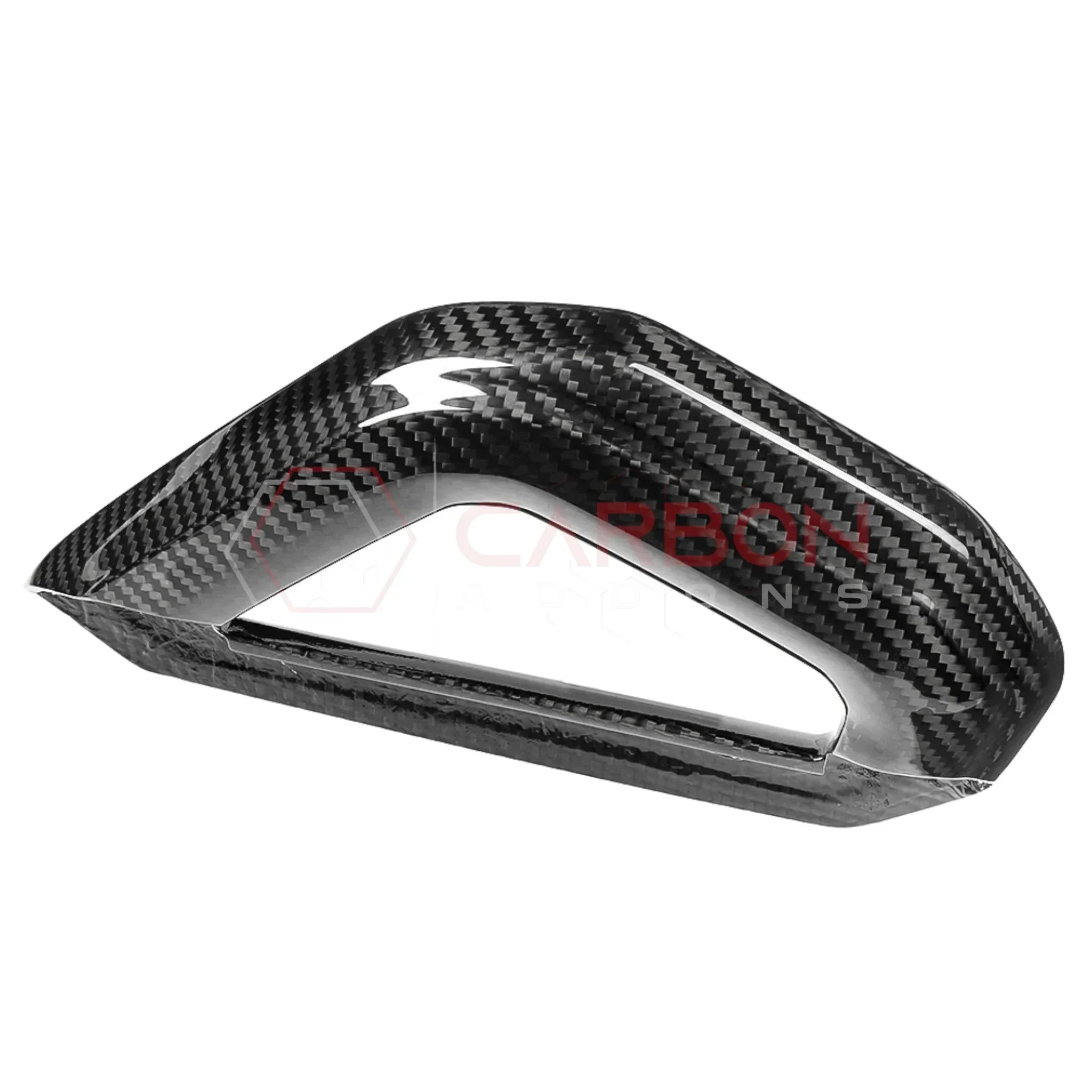 Real Carbon Fiber Center Console Grab Handle Trim For 2021–2025 Ford Bronco | Direct Replacement