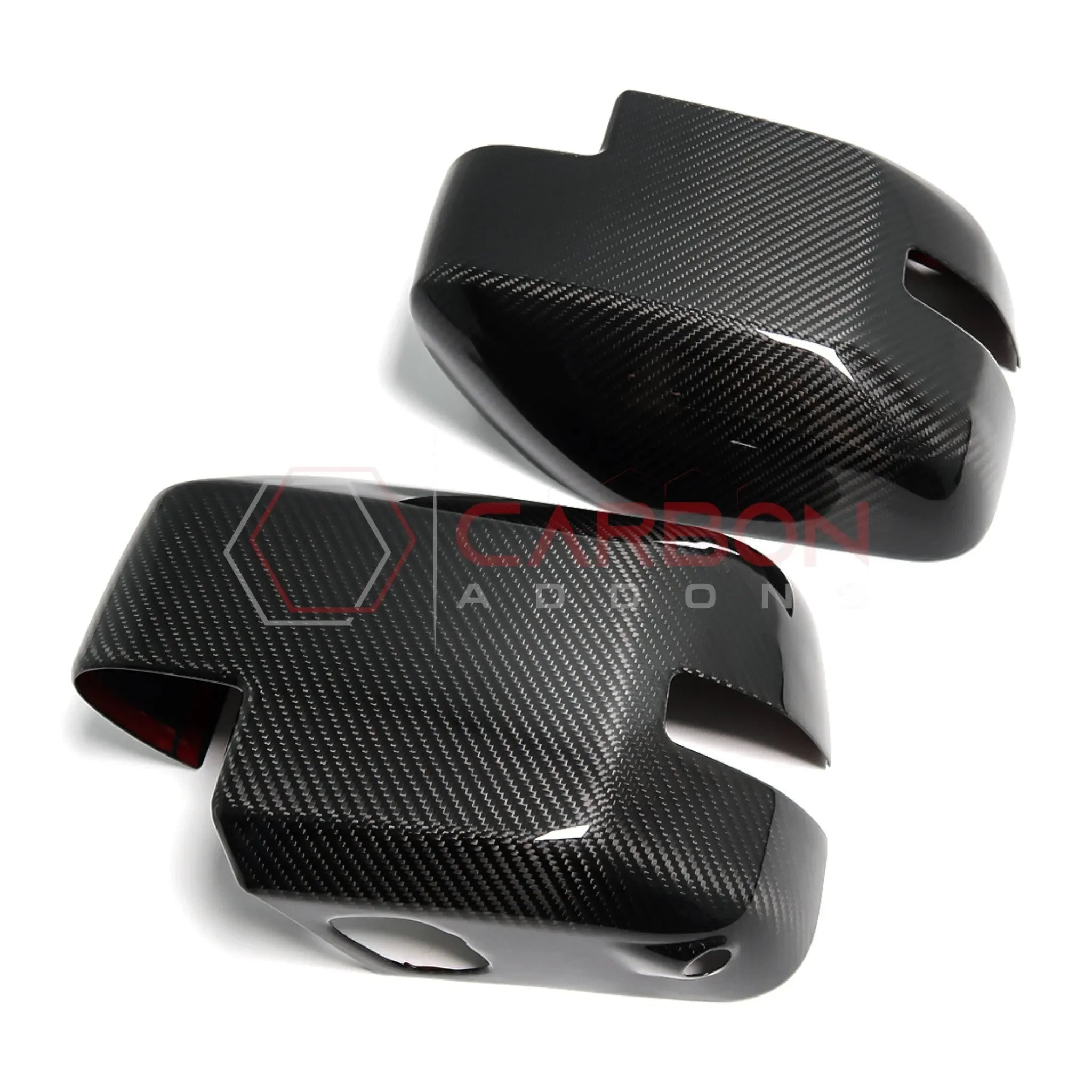 Real Carbon Fiber Mirror Cap Cover with Turn Signal For 2021+ Ford Bronco