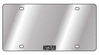 Acrylic License Plate Blank