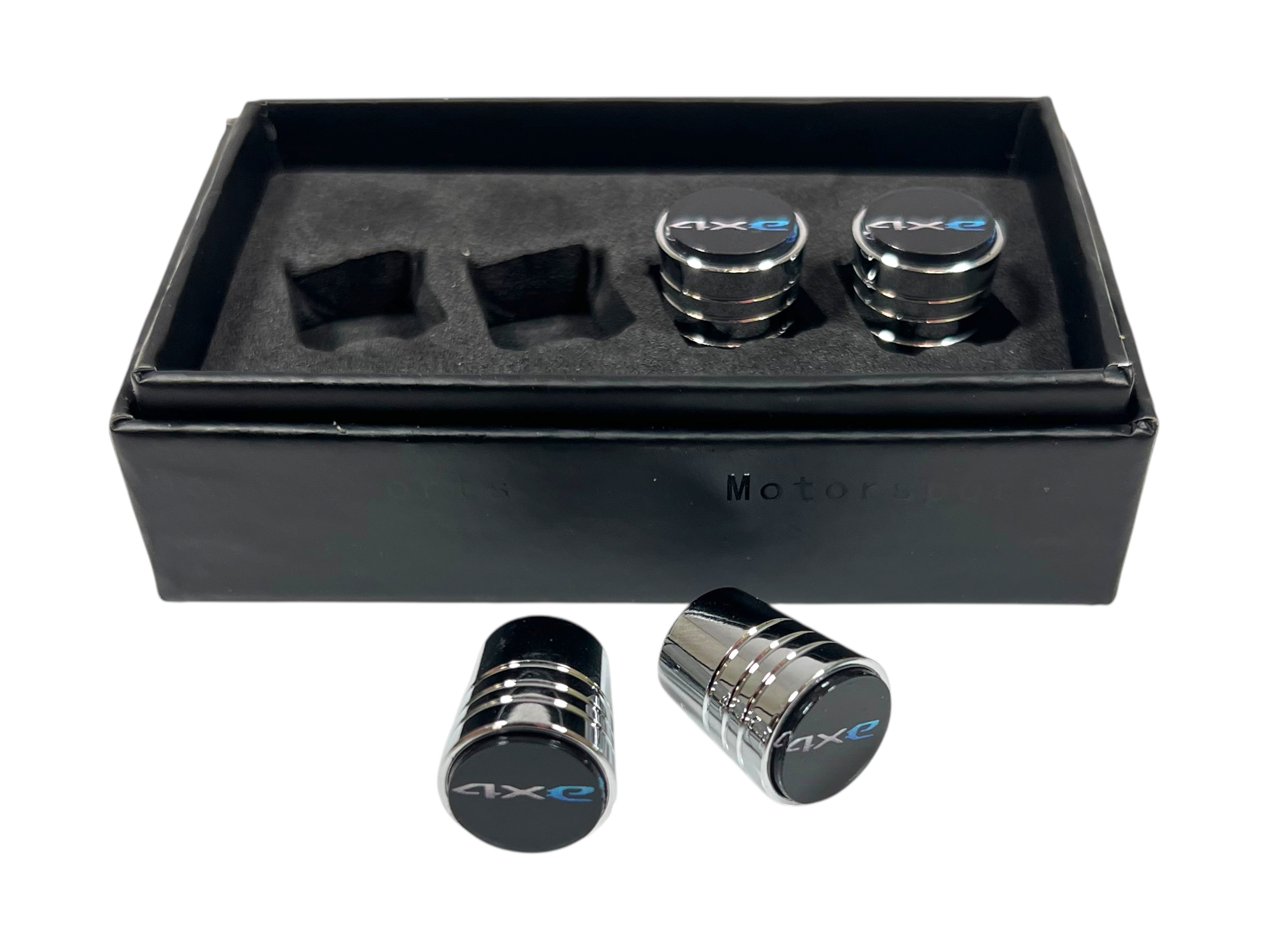 Jeep 4XE Chrome Tapered Valve Stem Caps