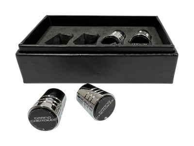 Jeep Grand Cherokee Chrome Tapered Valve Stem Caps
