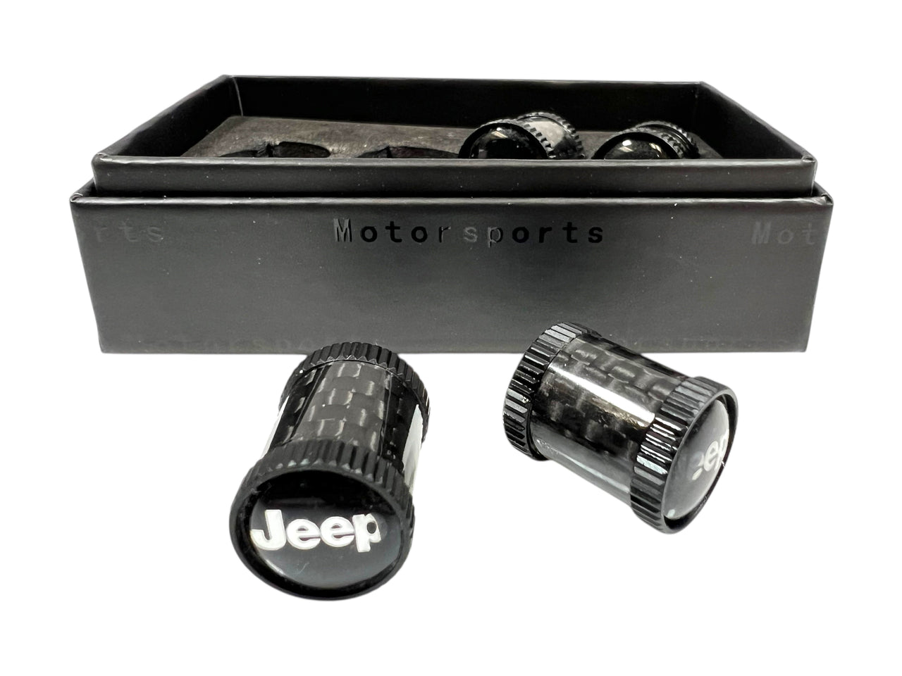 Jeep Carbon Fiber Valve Stem Caps