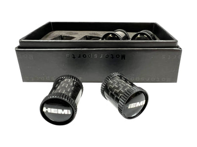 Dodge Hemi Carbon Fiber Valve Stem Caps
