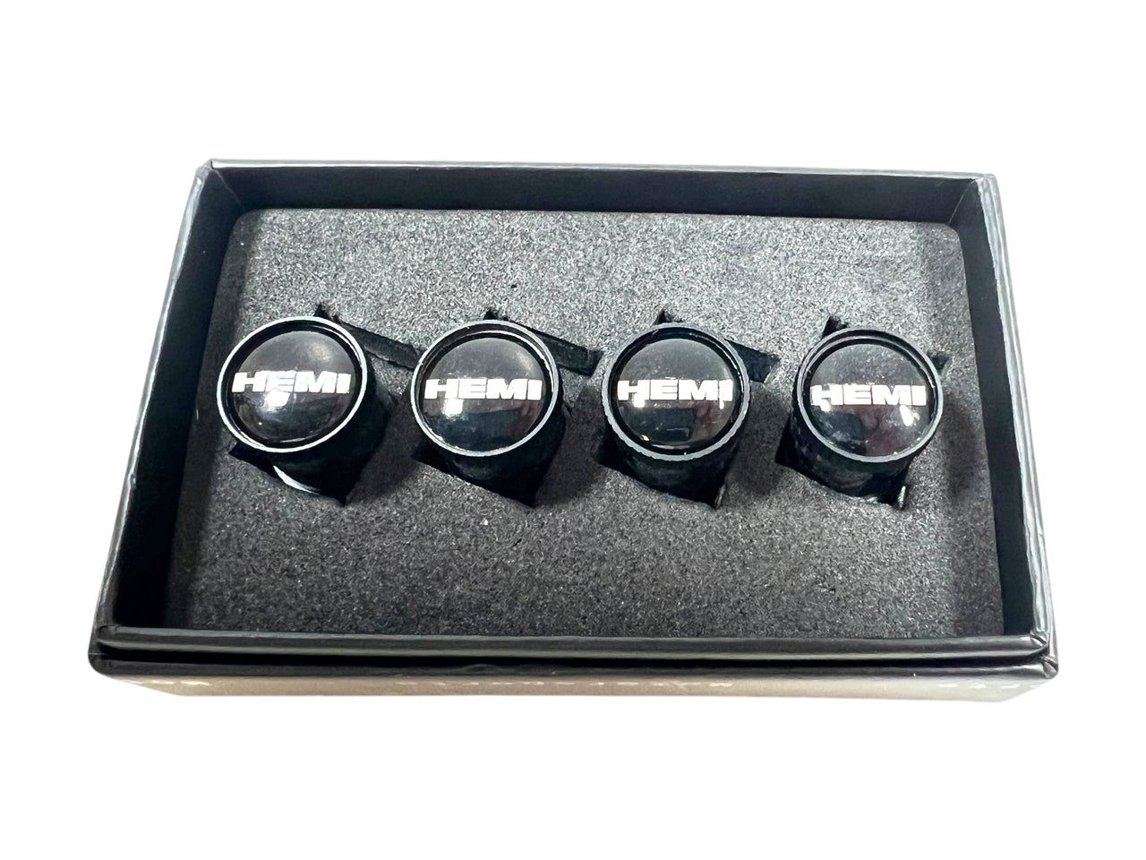Dodge Hemi Carbon Fiber Valve Stem Caps