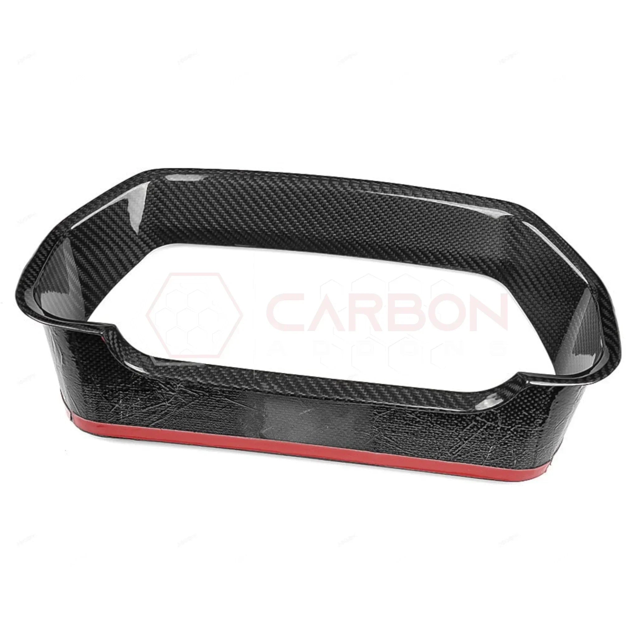 Real Carbon Fiber Gauge Cluster Trim Cover for 2021-2023 Ford F-150