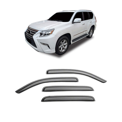 2010-2022 Lexus Gx460 Rain Guards Tape On | Black Horse Off Road - Image 1