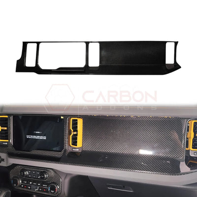 Real Carbon Fiber Dashboard Cover For 2021+ Ford Bronco