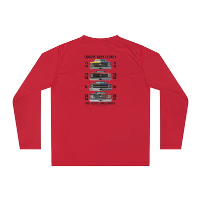 Chevrolet C10 Square Body Legacy Ultra‑Light Performance Long Sleeve Tee