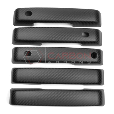Real Carbon Fiber Exterior Door Handle Covers For 2021+ Ford Bronco