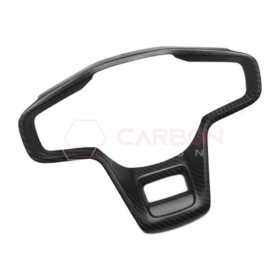 Real Carbon Fiber Steering Wheel Button Trim Cover For 2021+ Bronco