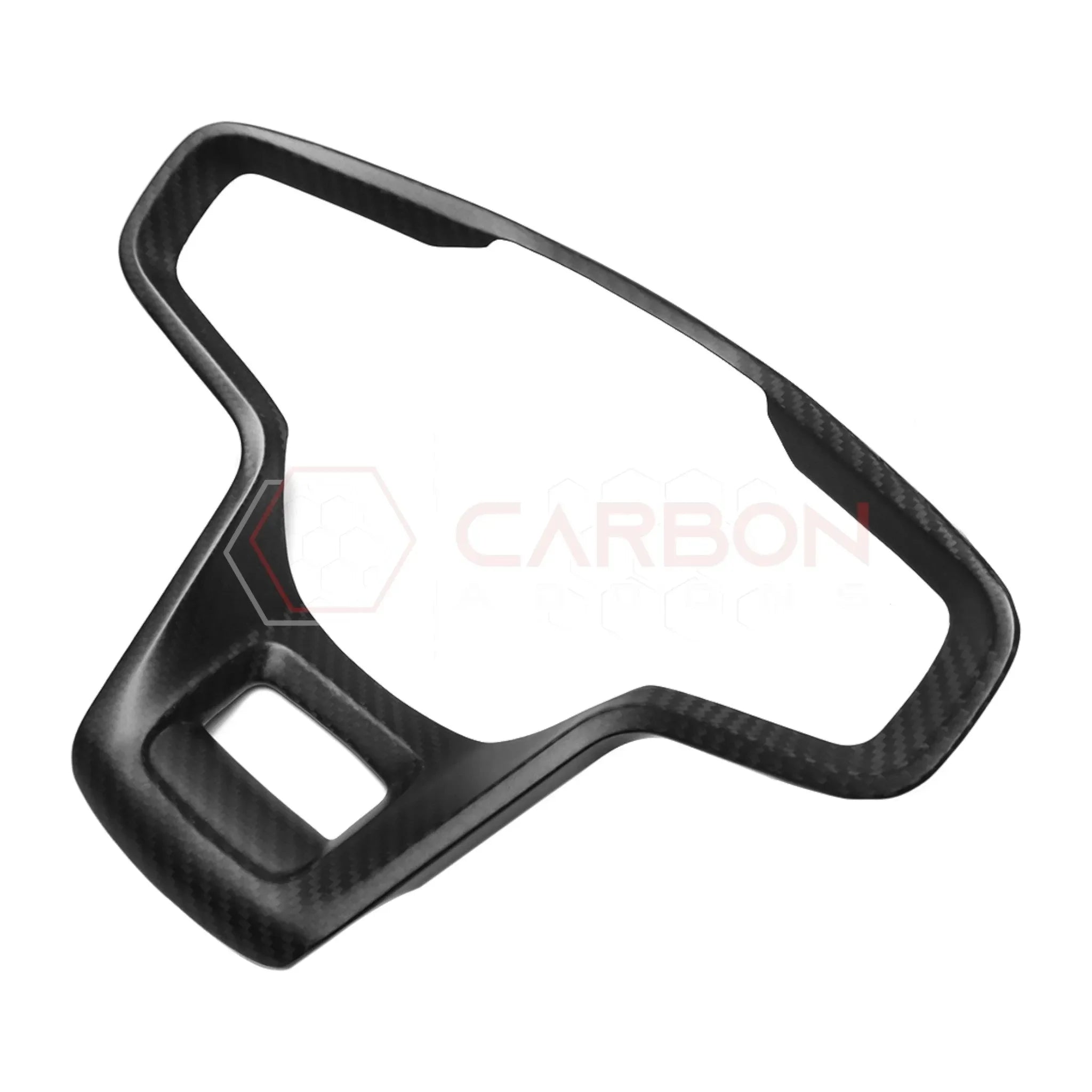 Real Carbon Fiber Steering Wheel Button Trim Cover For 2021+ Bronco