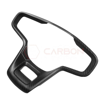 Real Carbon Fiber Steering Wheel Button Trim Cover For 2021+ Bronco