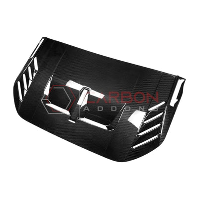 Real Carbon Fiber Hood Vent Trim Cover For 2021+ Bronco Raptor